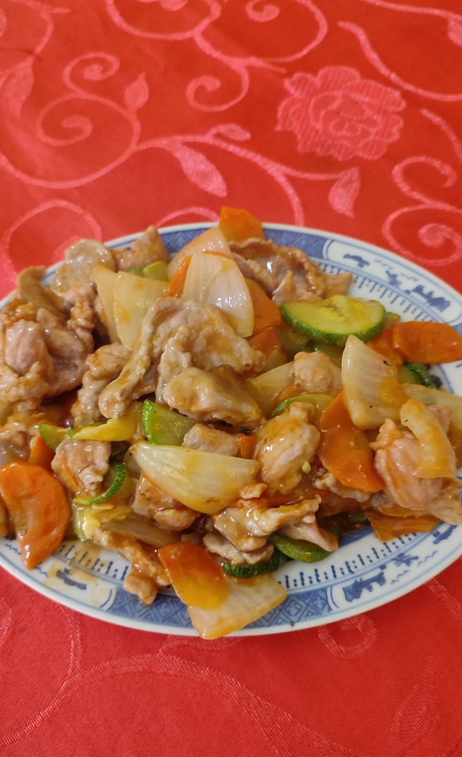 Cerdo con Salsa Agridulce