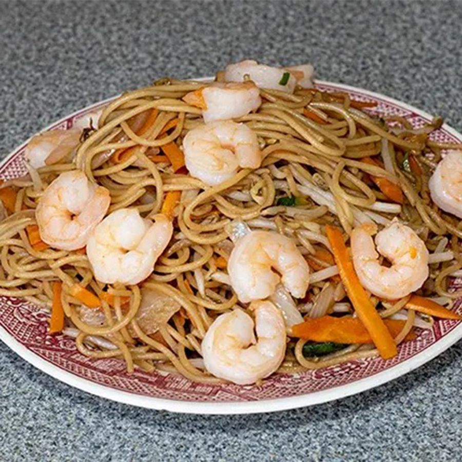 Chao Mien con Camarones