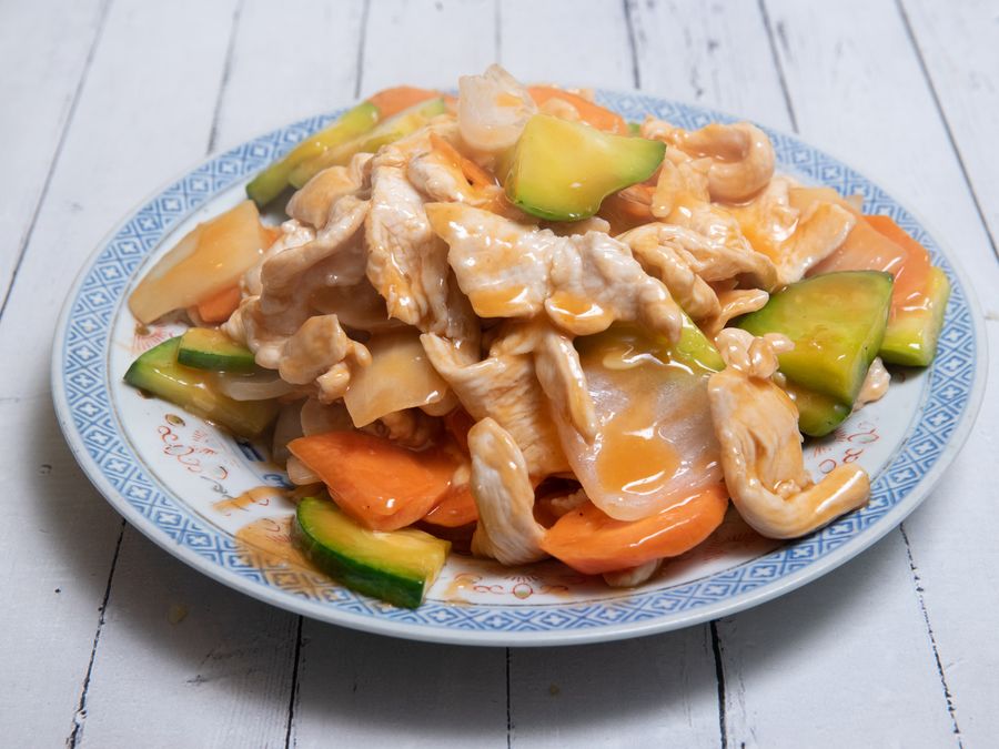 Pollo con Salsa Agridulce