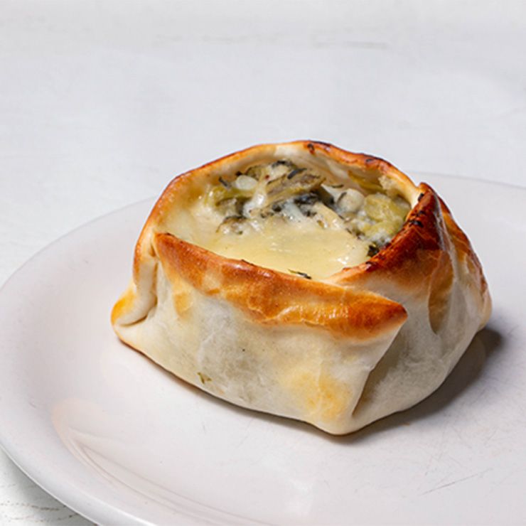 Canastita de Verdura con Salsa Blanca
