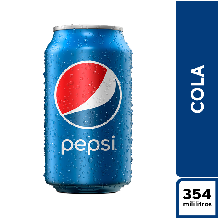 Lata de Gaseosa Pepsi 354 ml