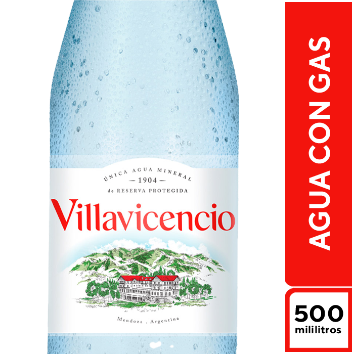 Botella de Agua con Gas 500 ml