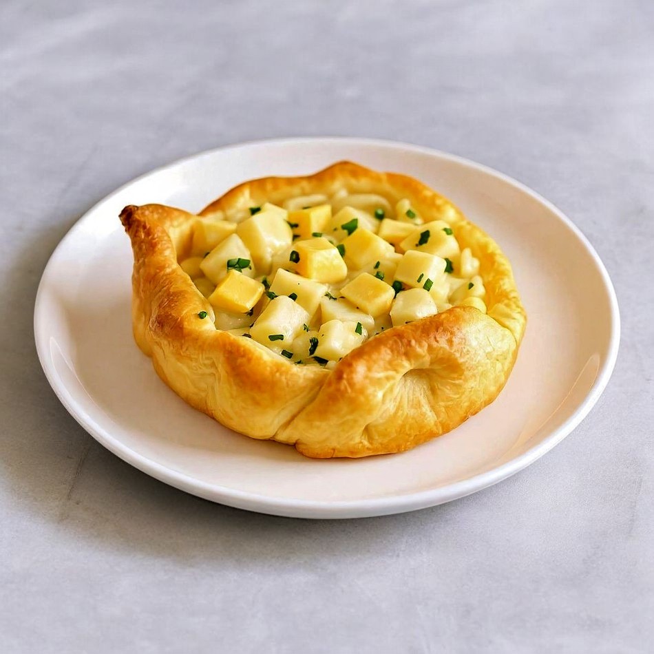 Canastita de cebolla y queso