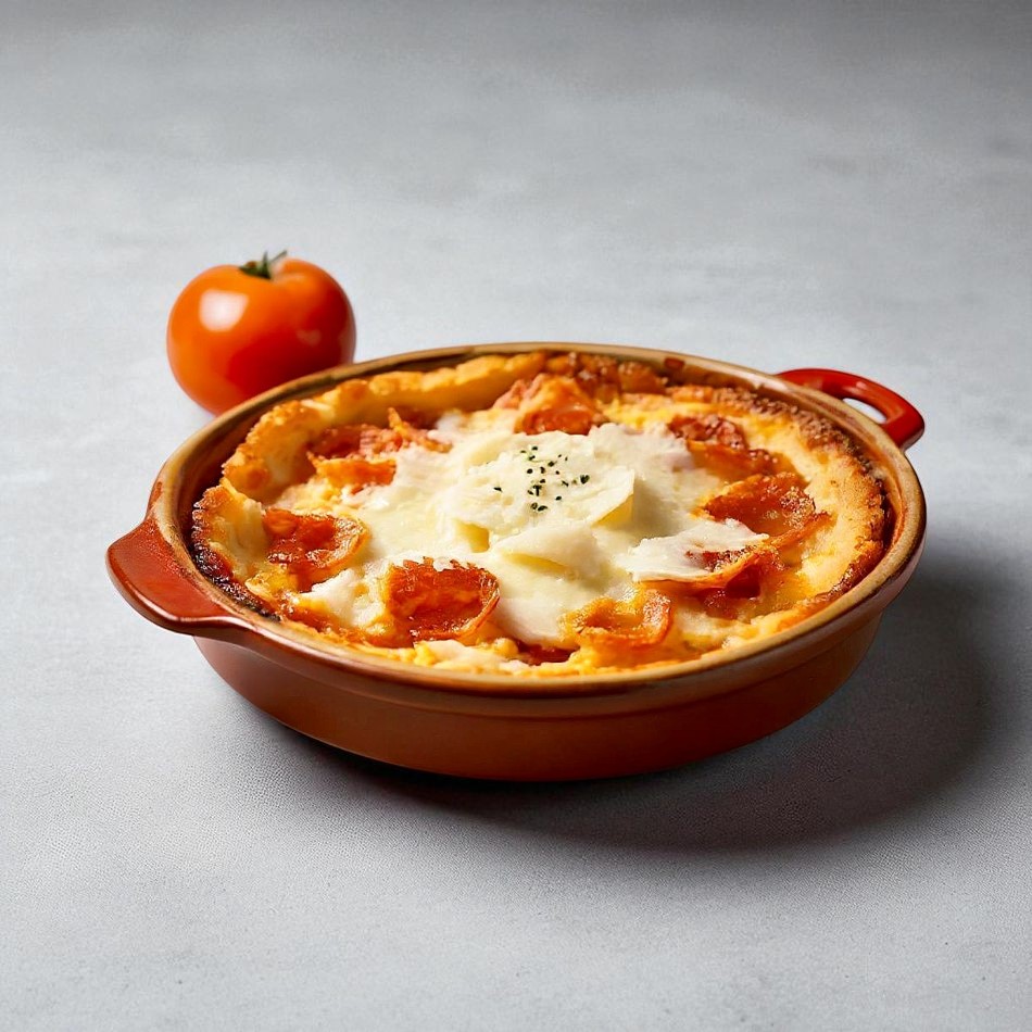 Canastita de rúcula y parmesano