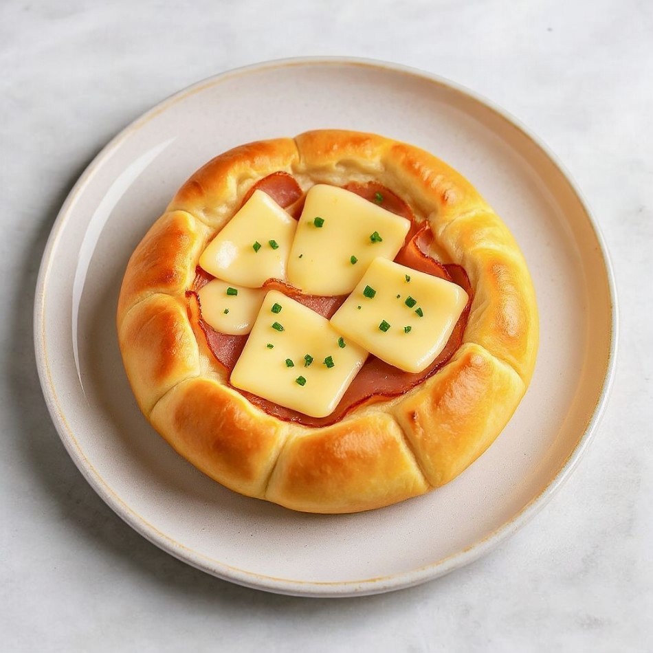 Canastita jamón y provolone