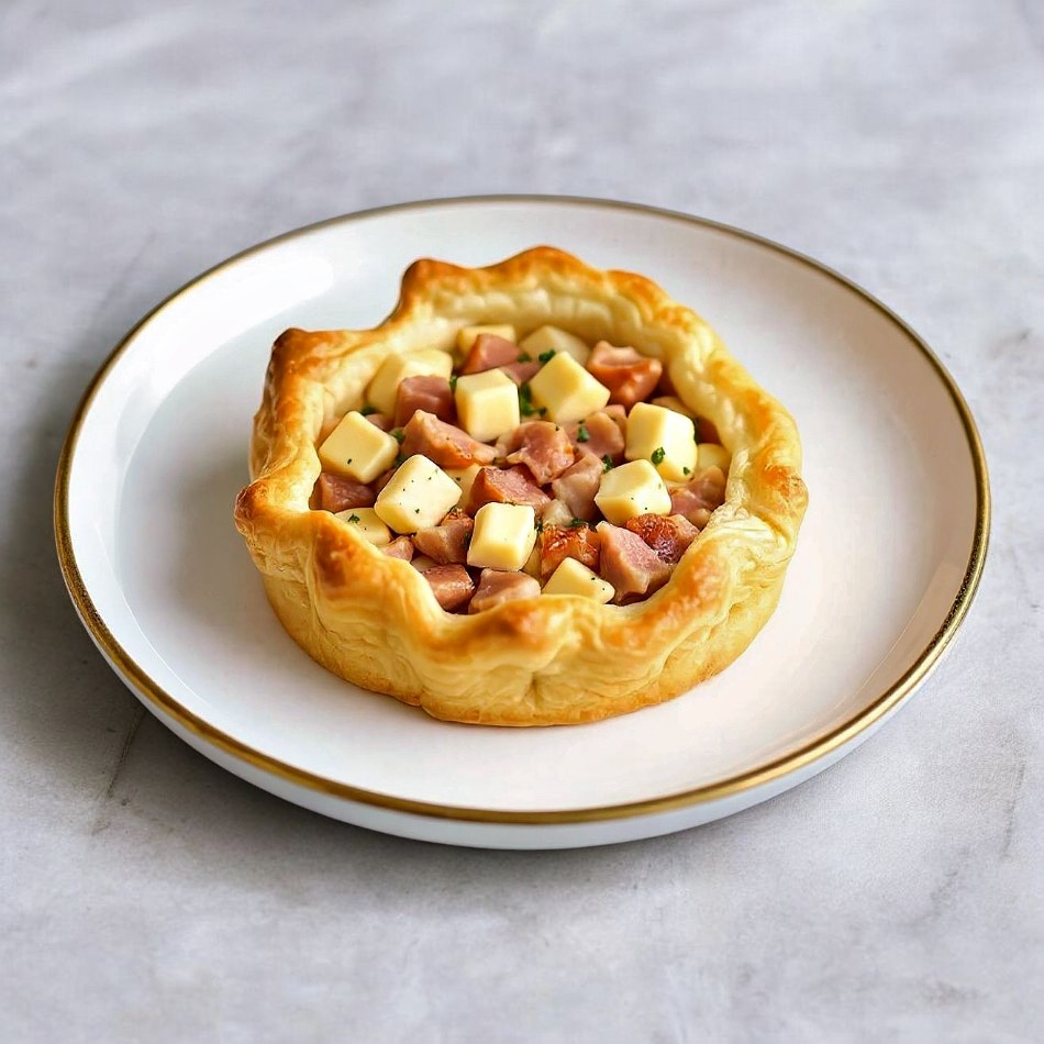 Canastita jamón y roquefort